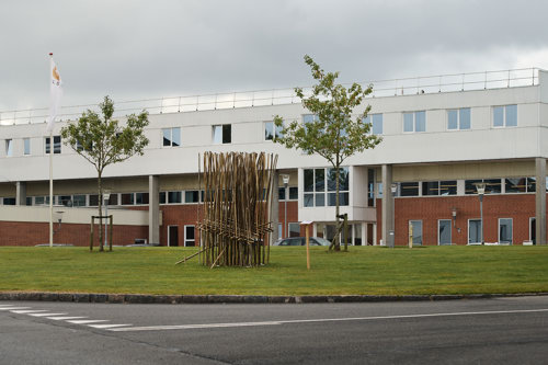 Skærm - et permanent værk i Nørre Snede af Jens Chr Jensen