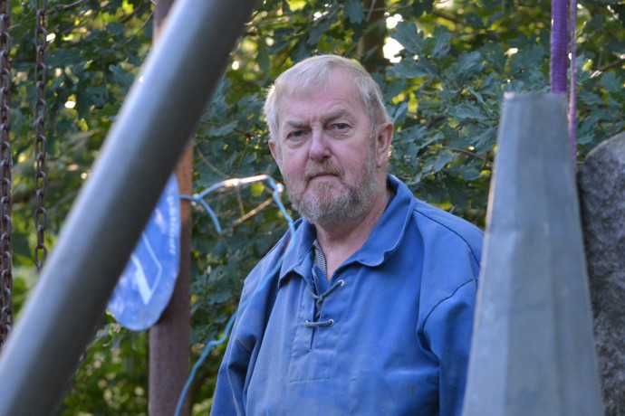 Portræt af kunstneren Jens Chr Jensen