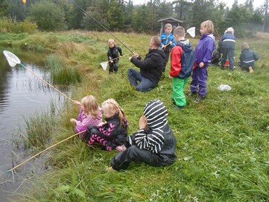 Fisketur med børn