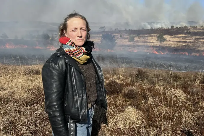 Portræt af kunstneren Ellen Martine Heuser