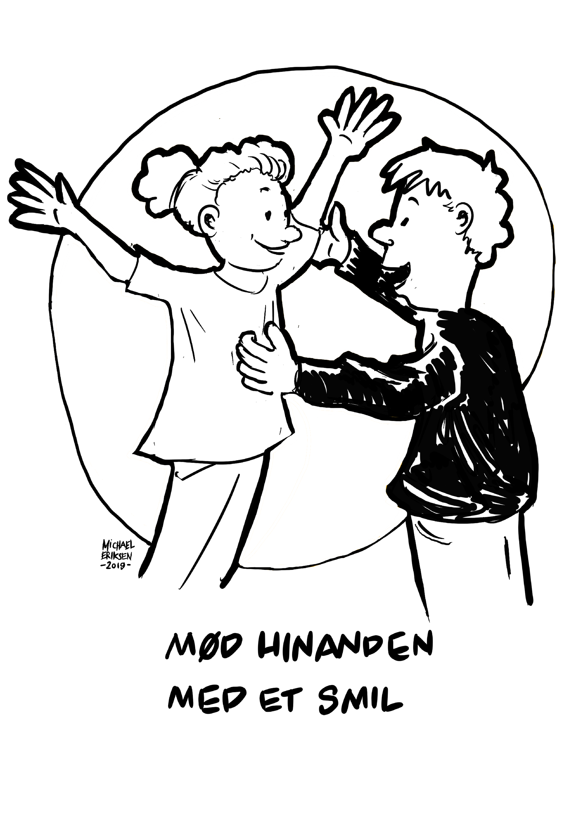 Mød hinanden med et smil