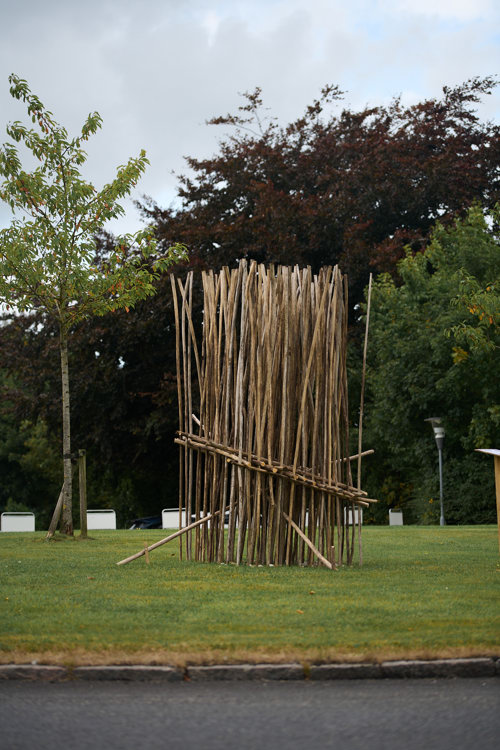 Skærm - et permanent værk i Nørre Snede af Jens Chr Jensen