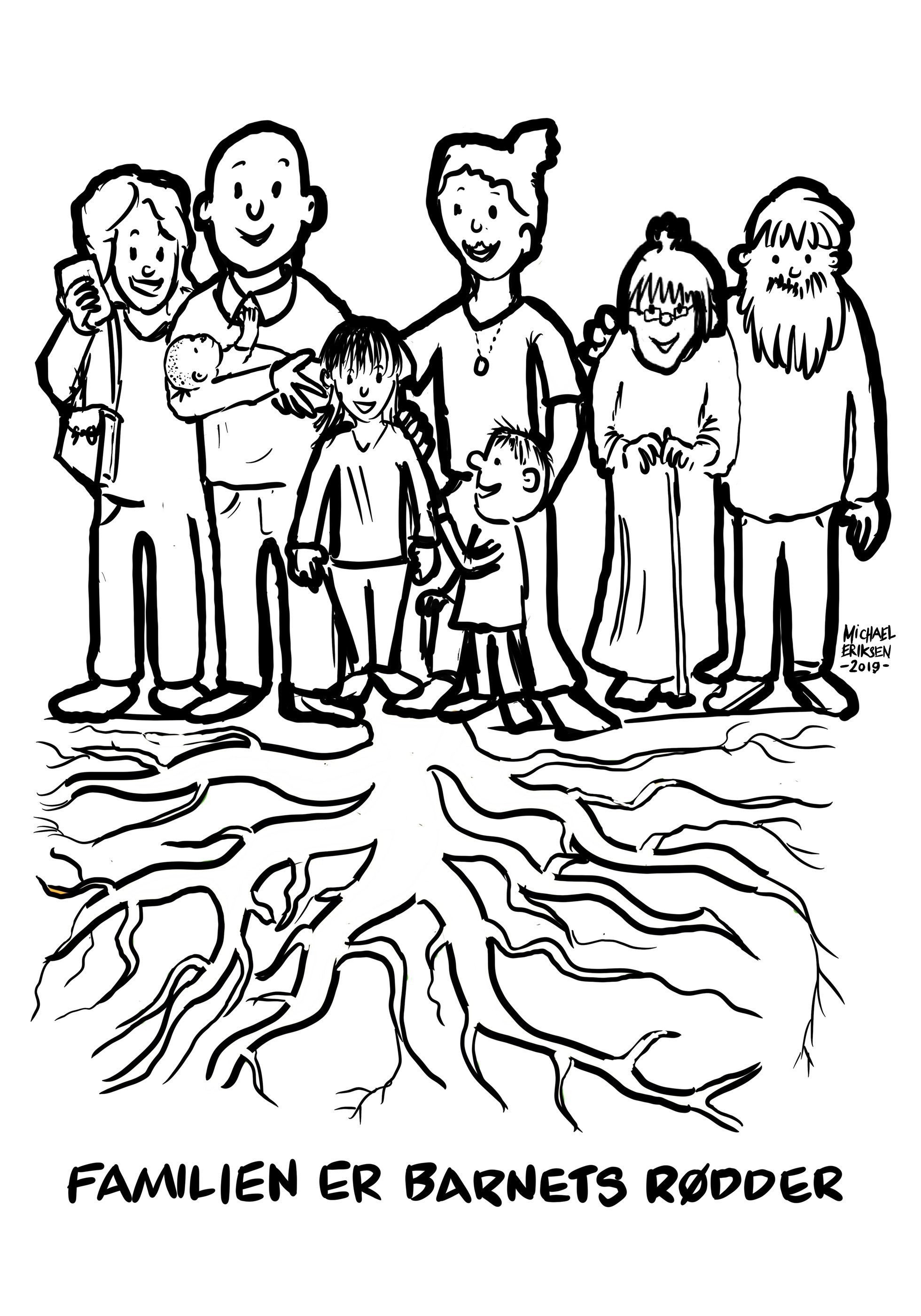 Familien er barnets rødder