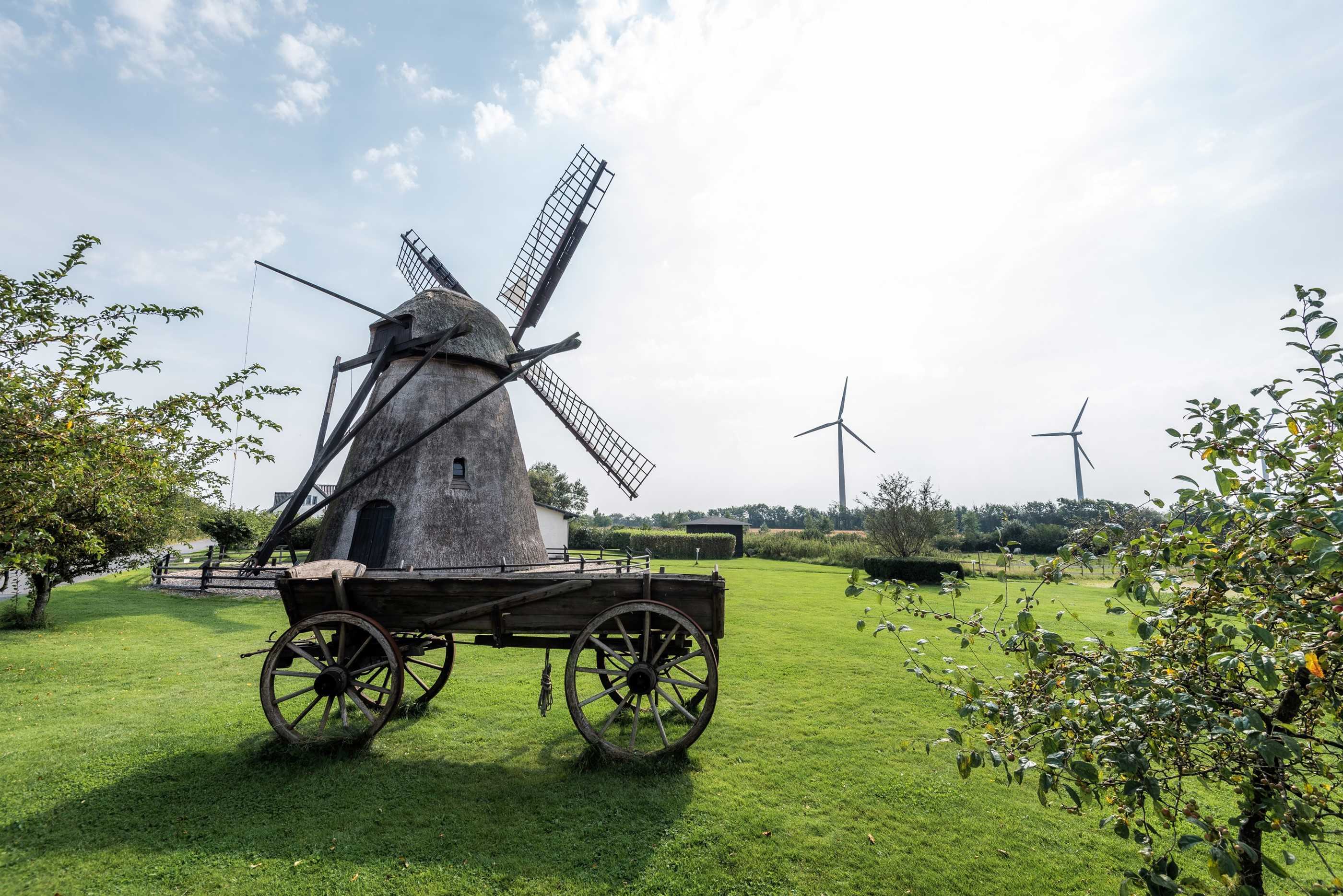 The unique Uhre Mill was built in 1843