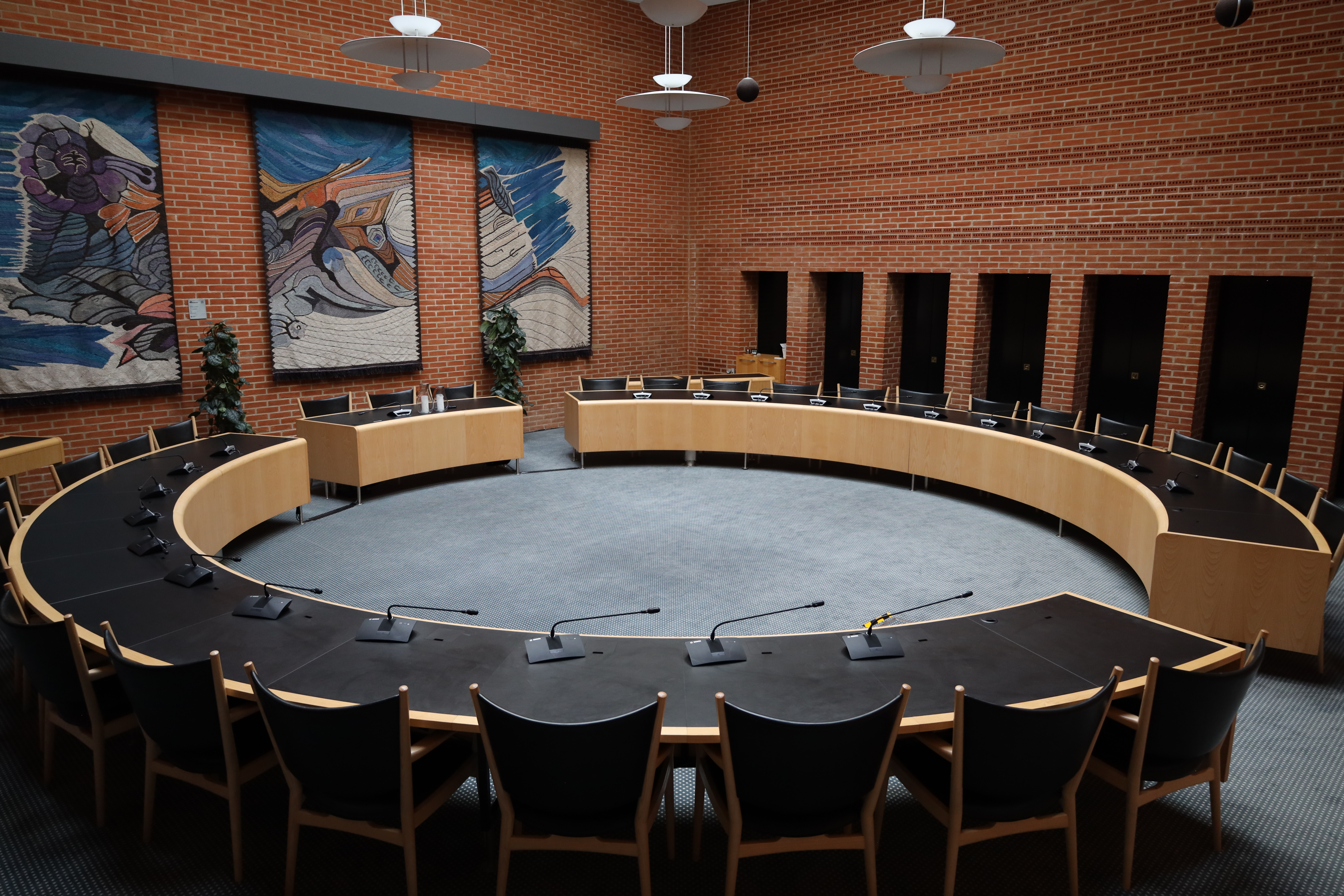 Et billede af Byrådssalen