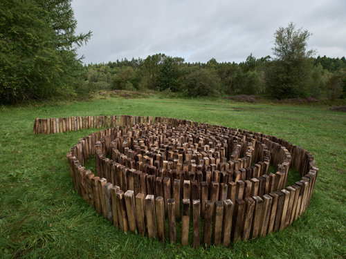 Hvirvelvinden - et midlertidigt værk på Harrild Hede af Jens Chr Jensen