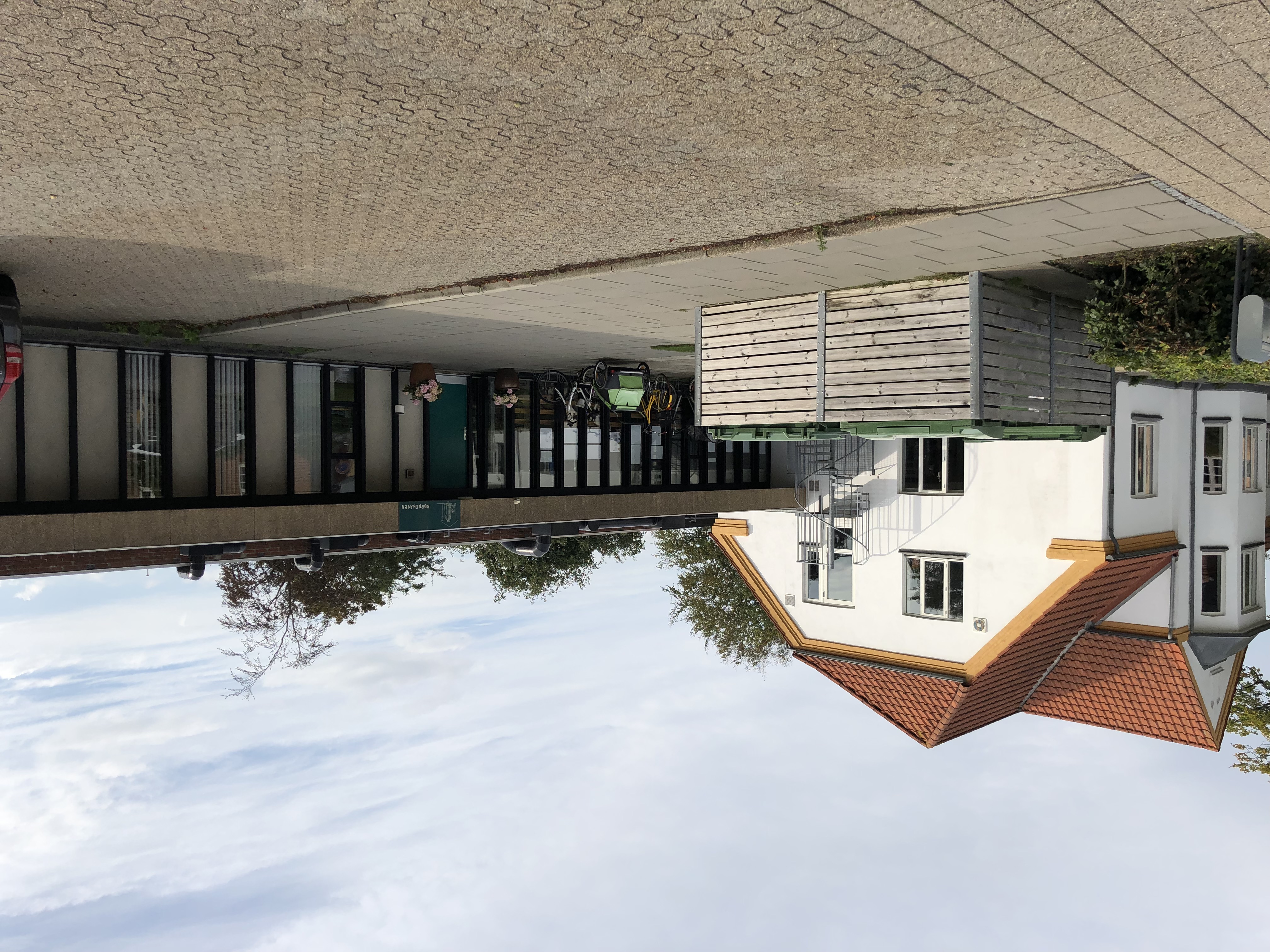 Børnehaven set fra vejen 